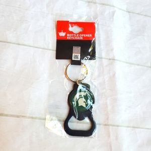MICHIGAN STATE BOTTLE AND KEYCHAIN GREEN/WHITE